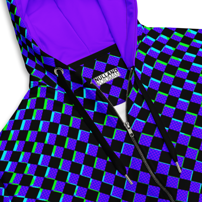 "Be a square" Zip Hoodie