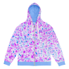"Candy clouds" zip hoodie