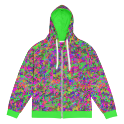 "Color camo" zip hoodie