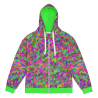 "Color camo" zip hoodie