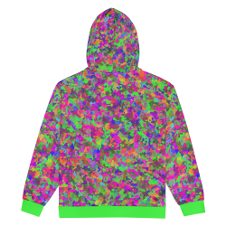 "Color camo" zip hoodie