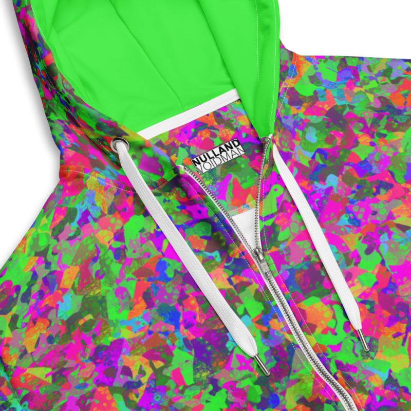 "Color camo" zip hoodie