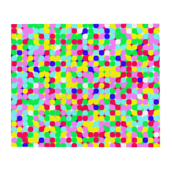 "Dottie" throw blanket