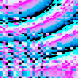 "Candy flip" throw blanket