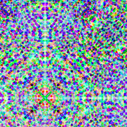 "Microdots" throw blanket