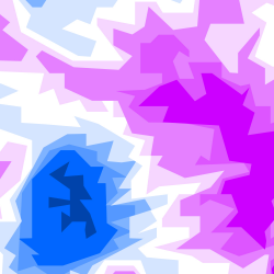 "Candy clouds" throw blanket