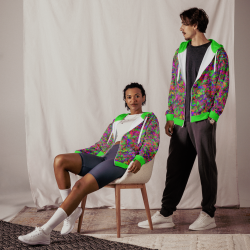 "Color camo" zip hoodie