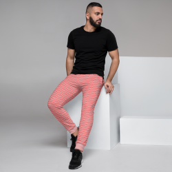 "Pink Salmon" joggers mens