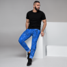 "Cosmic blues" joggers mens